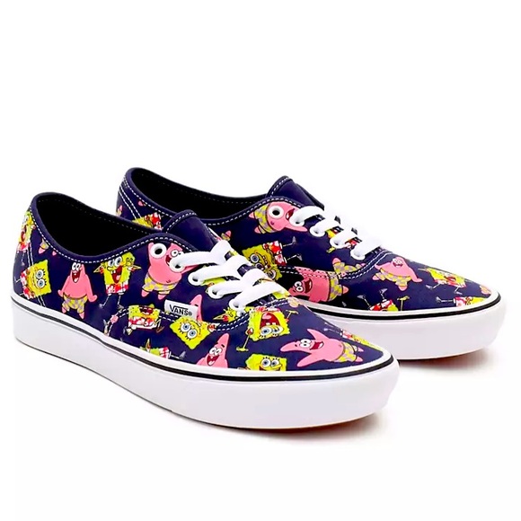 Vans x Spongebob Squarepants Bikini Bottom Authentic Sneakers - Picture 1 of 6